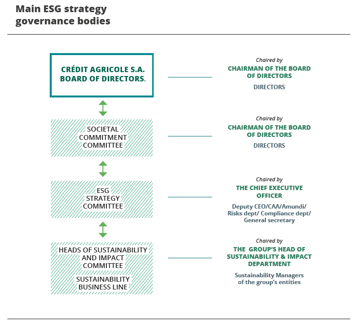 Main ESG Strategy governance bodies