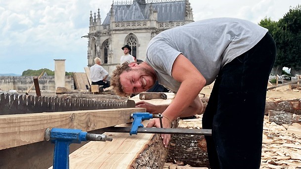 Restauration de la chapelle Saint-Hubert - credit agricole banque et groupe france