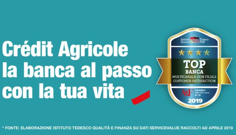 Prix Satisfaction client : CA Italia récompensé par le label TOP