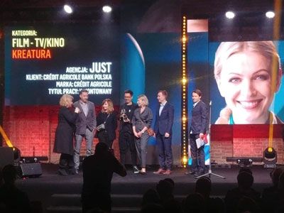 Three prestigious awards for Credit Agricole for the advertising campaign - Credit Agricole Bank Polska