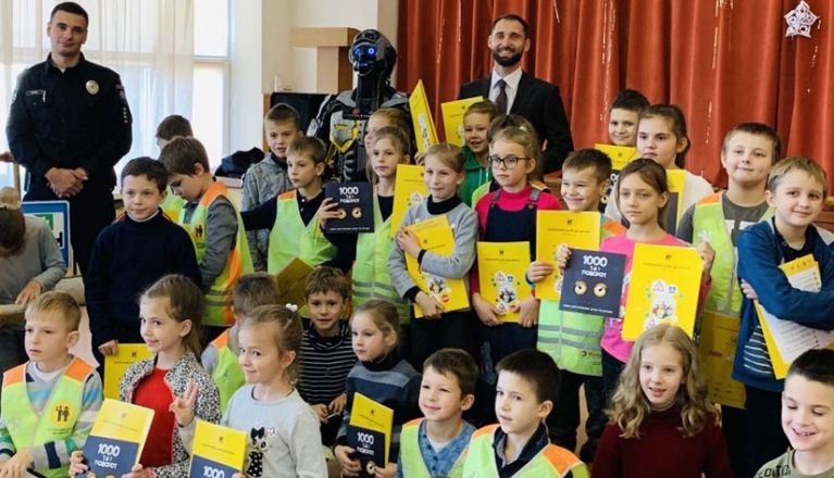 Credit Agricole Ukraine supports Children’s Road Safety project