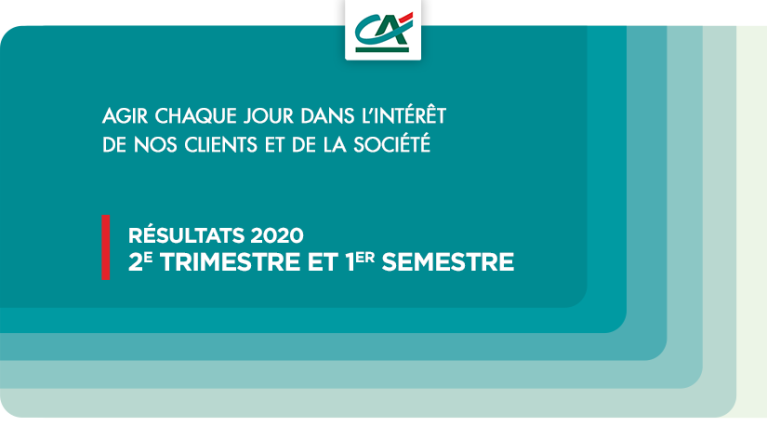 Résultats du 2e trimestre et du 1er semestre 2020