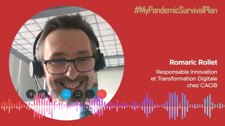Romaric Rollet, responsable de l'Innovation et de la Transformation digitale chez CACIB - credit agricole 2