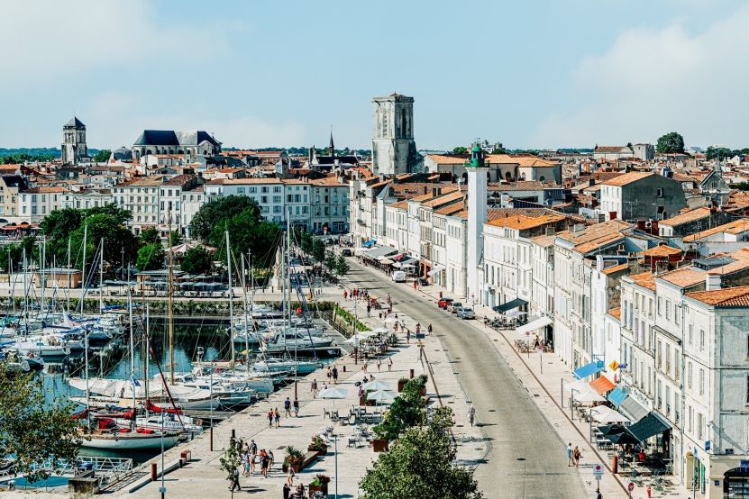 View of La Rochelle harbour - History: how Crédit Agricole has supported tourism - credit agricole bank and group france