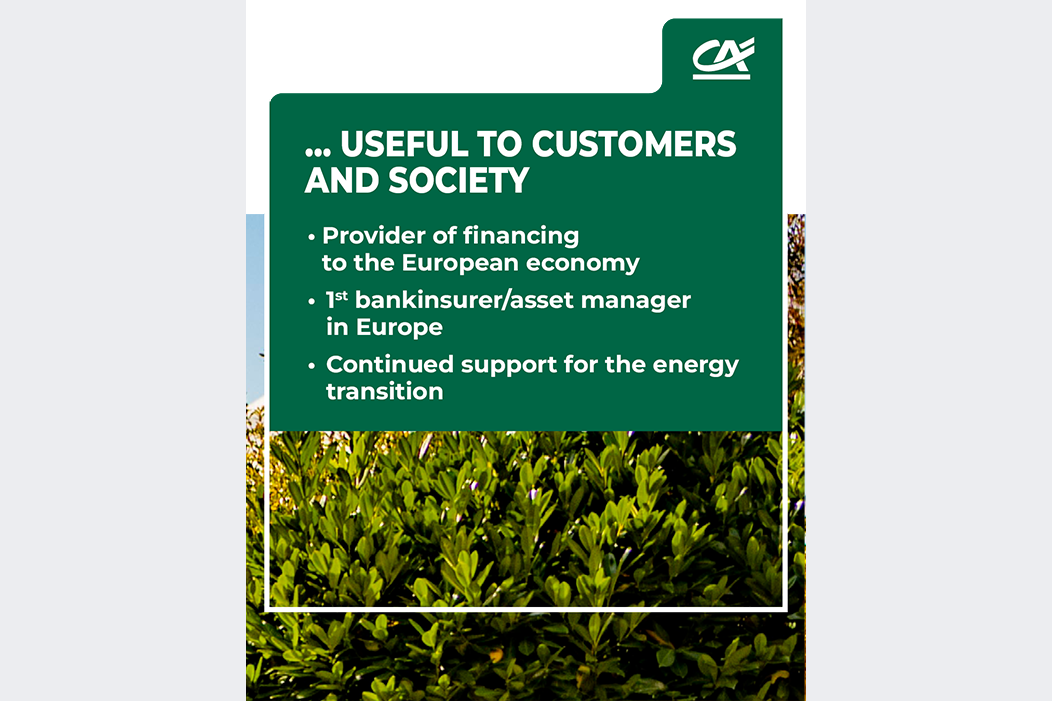 Useful to customers and society