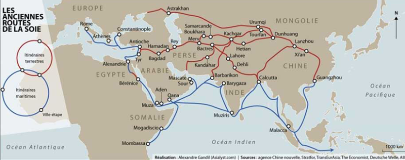anciennes routes de la soie - credit agricole banque et groupe france