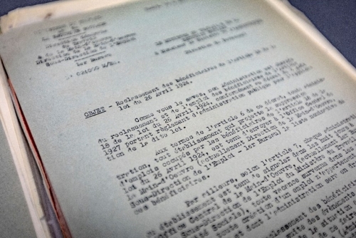 Dossier de la Caisse nationale du Crédit Agricole de 1920