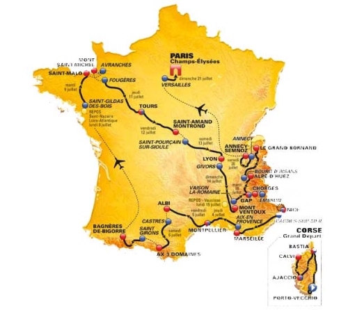 carte tour